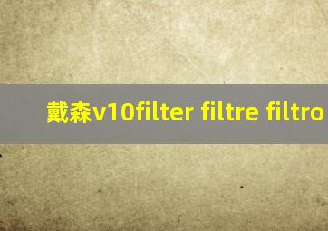 戴森v10filter filtre filtro